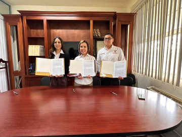 Firma ITACE convenios con Gobierno de Matamoros y Universidad Tecnológica
