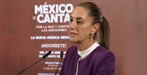 Presenta Sheinbaum festival 'México Canta' para promover música sin violencia