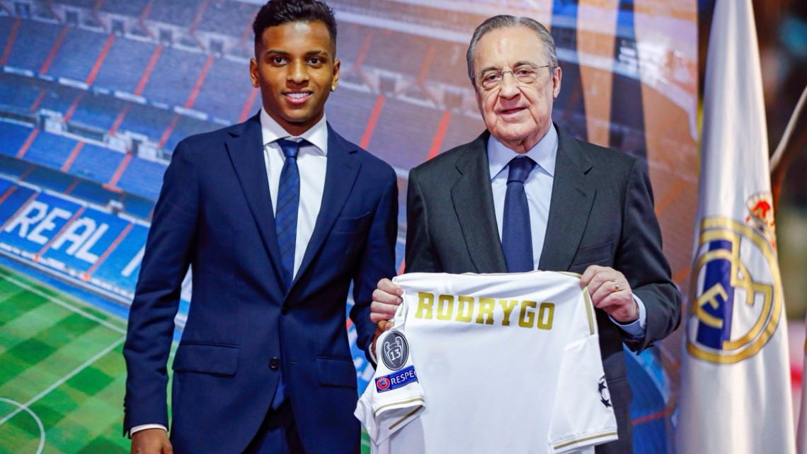 Rodrygo es presentado como nuevo jugador del Real Madrid
