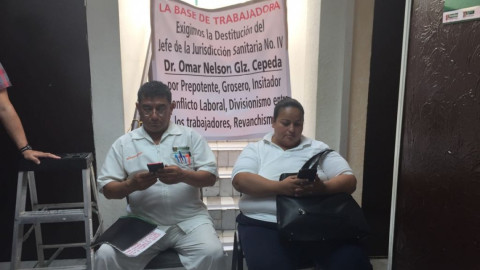 Sindicalizados piden destitución del Jefe de IV Jurisdicción Sanitaria