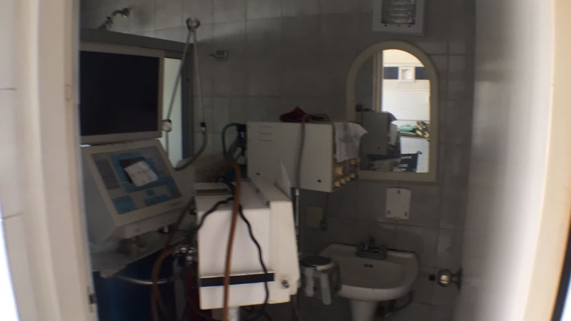 Truena protesta de trabajadores del hospital civil de Madero