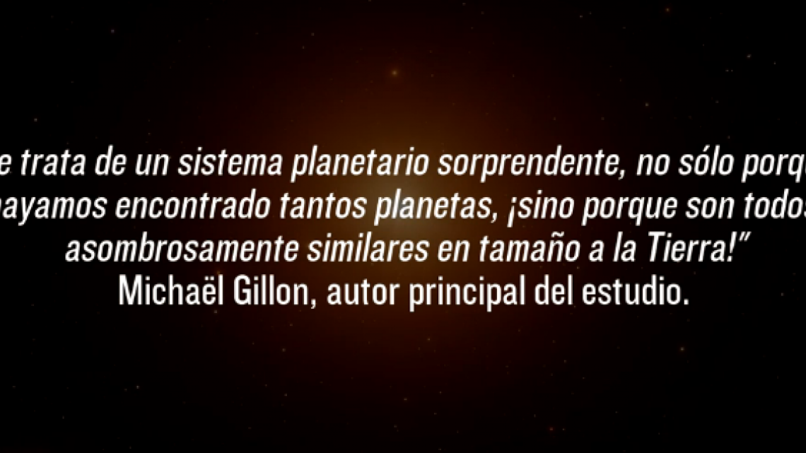La existencia de un nuevo sistema planetario