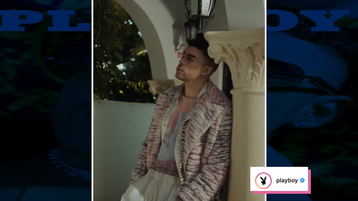 Bad Bunny posa para Playboy