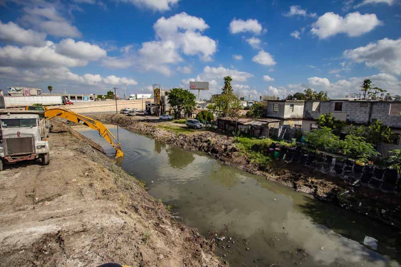 Realiza Gobierno de Matamoros limpieza de drenes, bocas de tormenta y mantiene recolección de basura