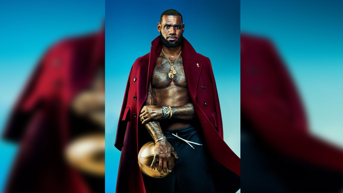 LeBron James 'corona' la portada de GQ