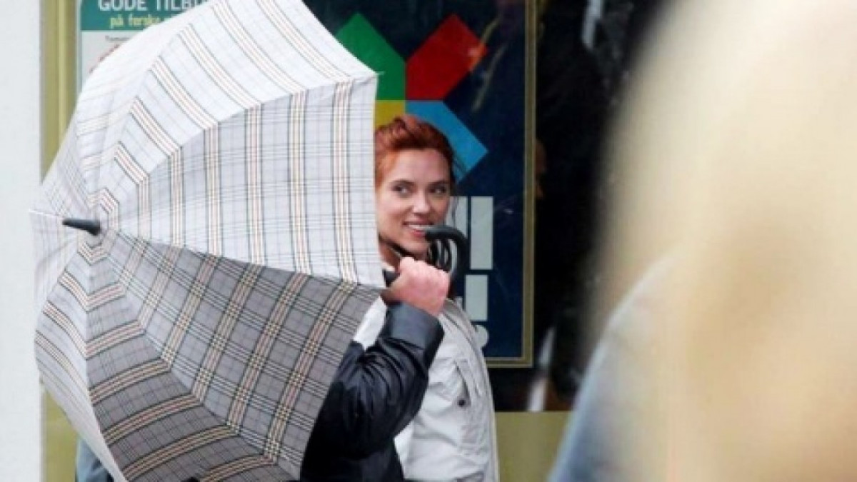 Filtran imágenes de Scarlett Johansson en rodaje de “Black Widow”
