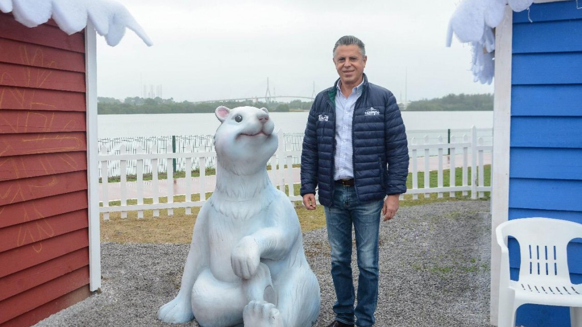Todo listo para celebrar la Navidad en Tampico
