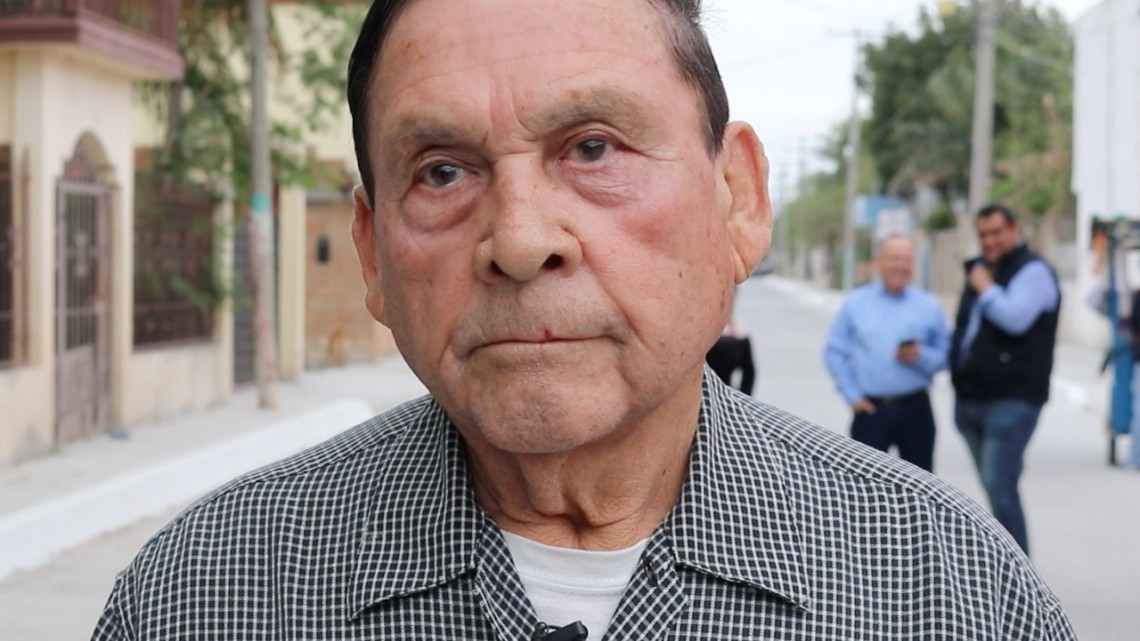 Inauguran pavimentación en colonia Almaguer