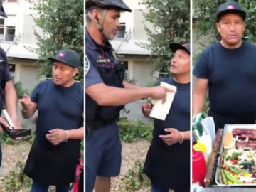 Policía le decomisa dinero a vendedor de hot-dogs como evidencia 