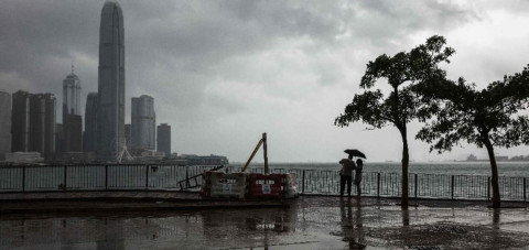 Tifón Khanun toca tierra en China