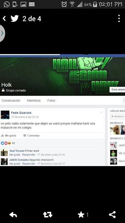 Grupo de Facebook "Legión Holk" se adjudica atentado en Nuevo León