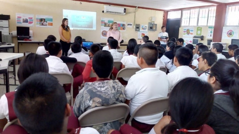 Dictan conferencia de Cultura del Agua en la secundaría número 73