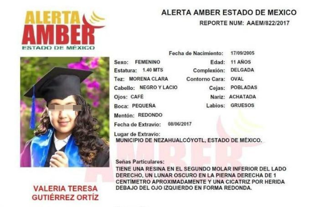 Detienen a presunto asesino de niña de 11 años