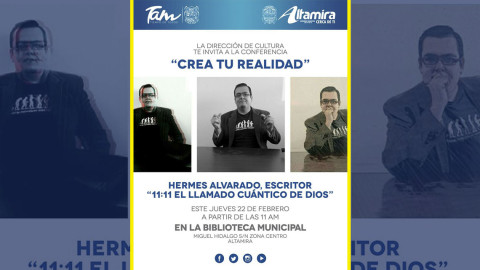 Invitan a conferencia "Crea tu Realidad"
