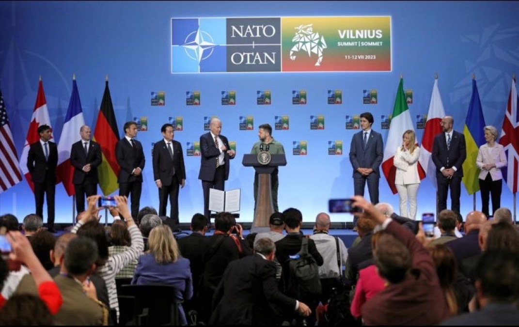 El G7 en pleno se compromete a garantizar la seguridad de Ucrania "a largo plazo"