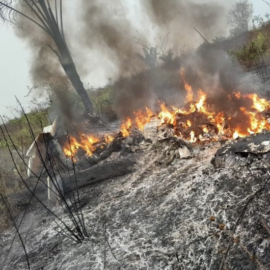 Otra tragedia en Brasil, avioneta se estrella y deja cinco muertos