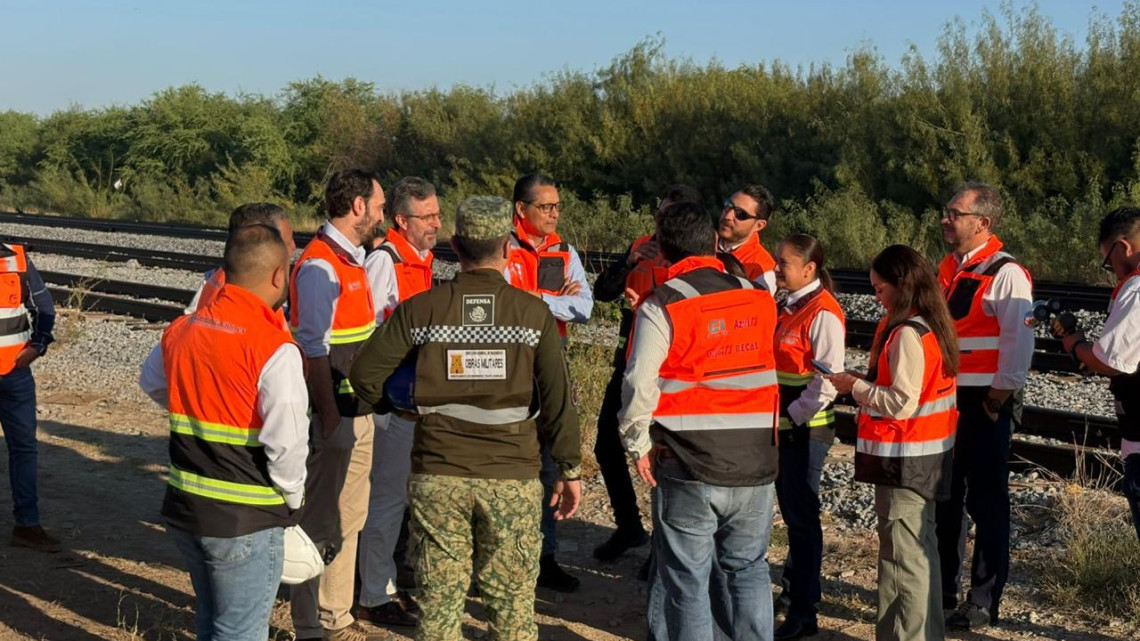 Dan banderazo oficial a la construcción del Tren de Pasajeros Saltillo-Nuevo Laredo