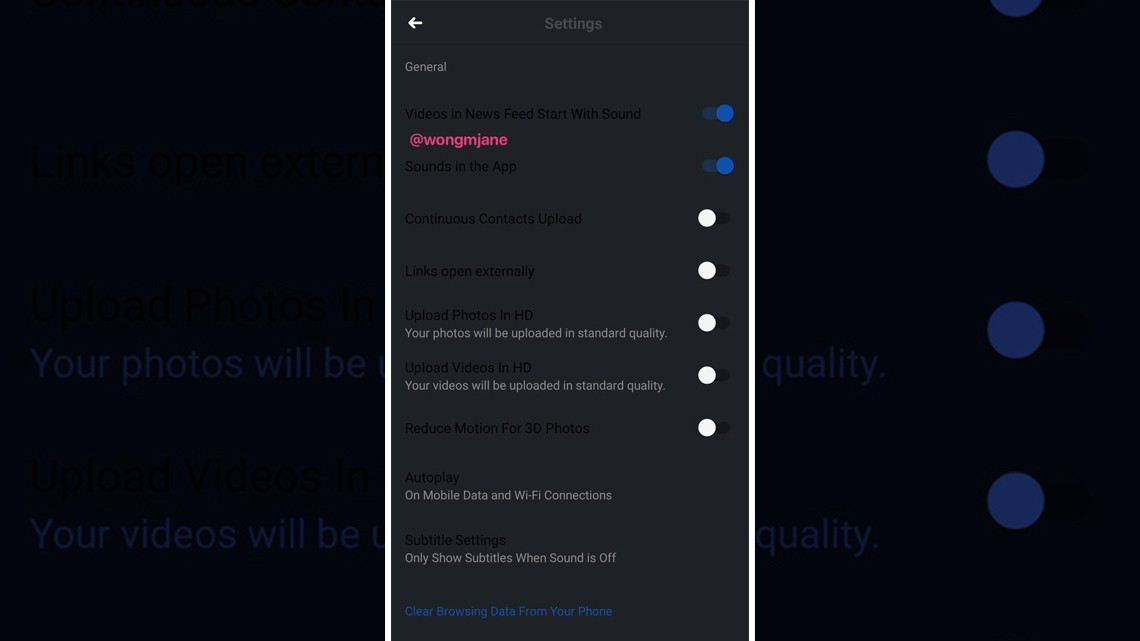 Facebook en preparación para implementar modo oscuro