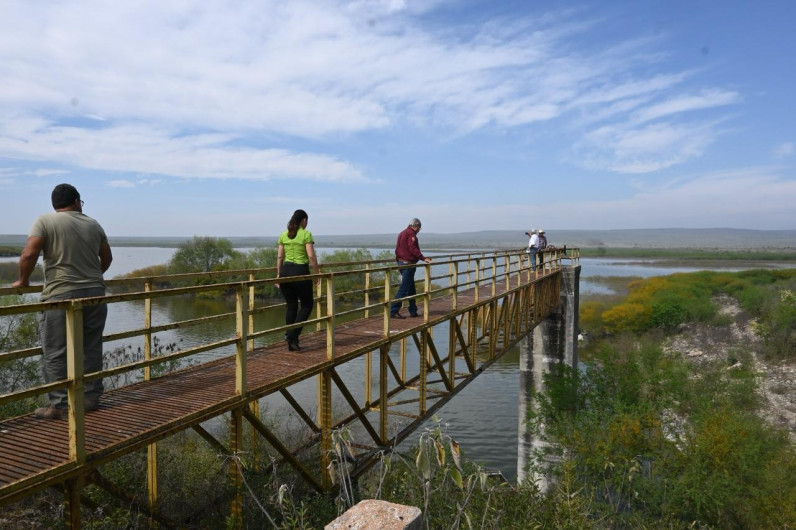 Recorre secretario de Desarrollo Rural unidad de riego “La Loba” en Jiménez