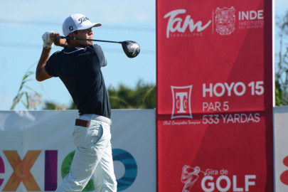 Raúl Pereda encabeza el Tour de Golf Pro Tam