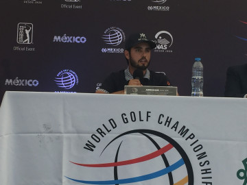 Abraham Ancer, emocionado de debutar en el WGC junto a su “ídolo” Tiger Woods
