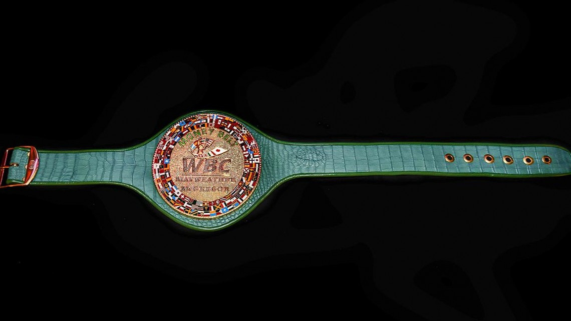 El extravagante cinturón para el ganador entre McGregor y Mayweather