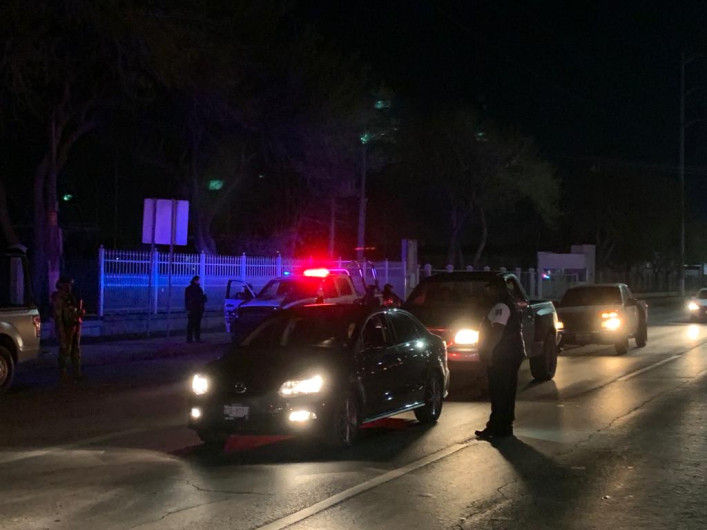 Fuerzas de seguridad implementan operativo antialcohol en Matamoros
