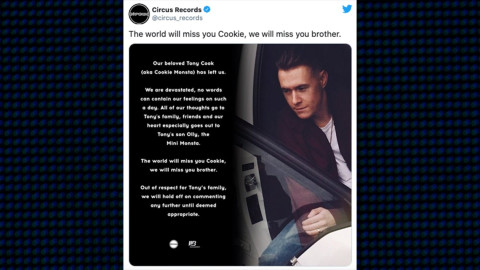 Fallece el DJ Tony Cook a los 31 años