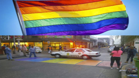 Pintan de colores el centro histórico de Tampico