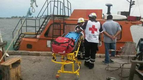 Accidente sobre el río Panuco hay lesionados por quemaduras
