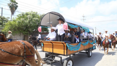 Recorren con Maki 170 jinetes la ruta de la Fundación de Reynosa