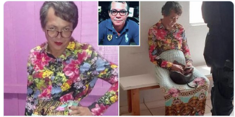 Hombre se disfraza de mujer para presentar examen ¡De su madre!