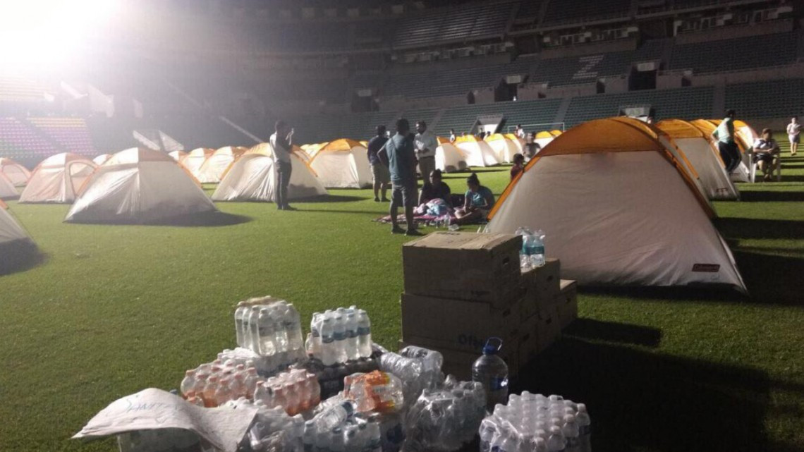 Habilitan al estadio “Coruco Díaz” como albergue