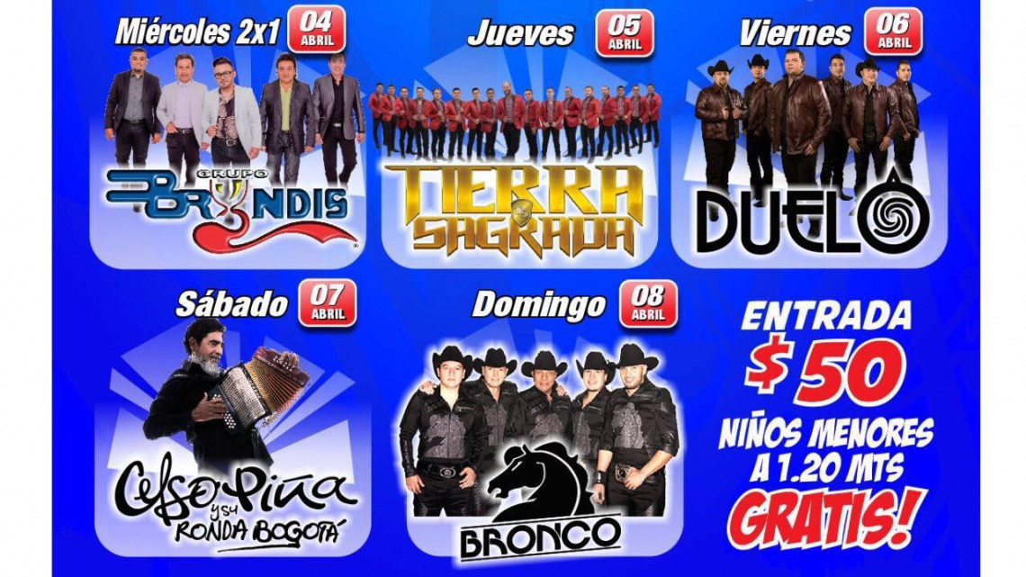 Presenta gobierno de Tampico "Fiestas de Abril Tampico 2018”