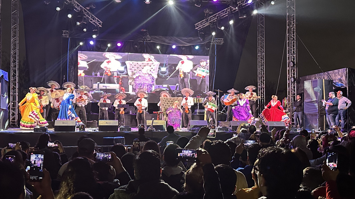 Se presenta con gran éxito Paquita la del Barrio en Reynosa