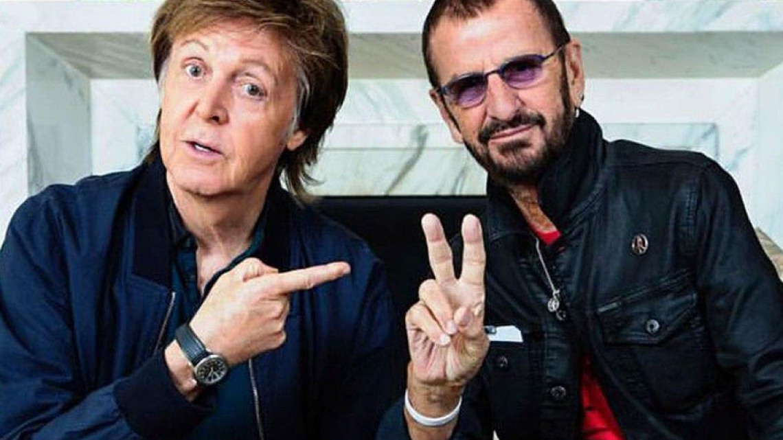 Ringo Starr y Paul McCartney graban tema inédito