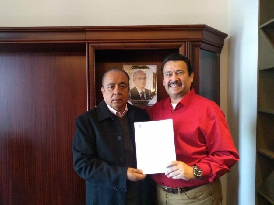 Entregan Toma de Nota al Dr. Pedro Luis, Indiscutible Dirigente SNTSS en Tamaulipas.