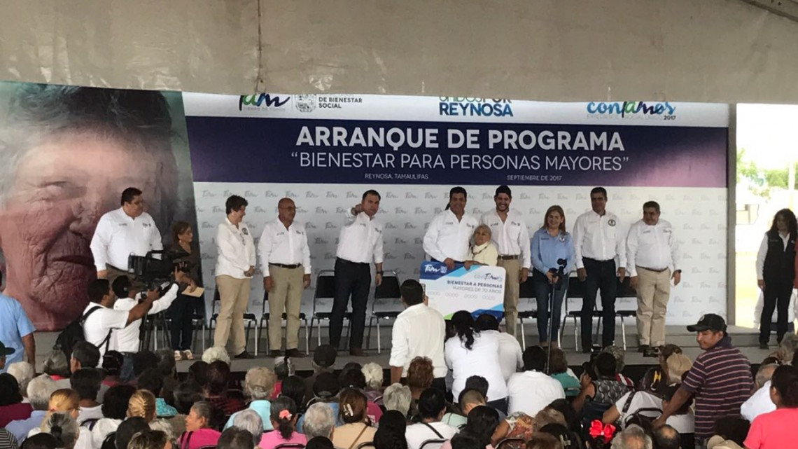 Entrega CDV apoyos del programa “Bienestar para Personas Mayores”