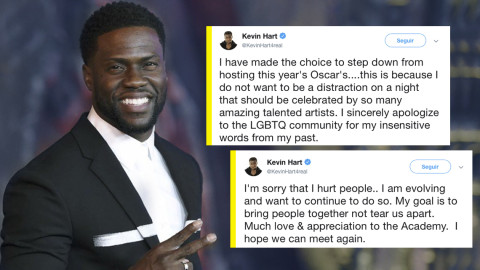 Kevin Hart se retira de la conducción de los Oscares