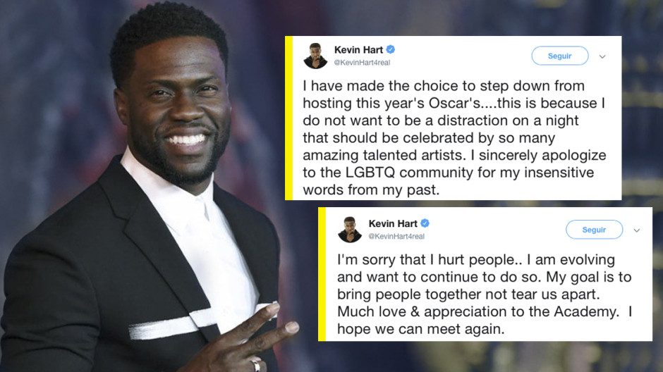 Kevin Hart se retira de la conducción de los Oscares