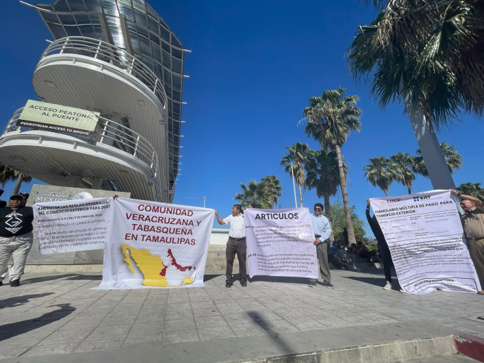 Protestan contra extorsiones a vehículos nacionalizados por decreto