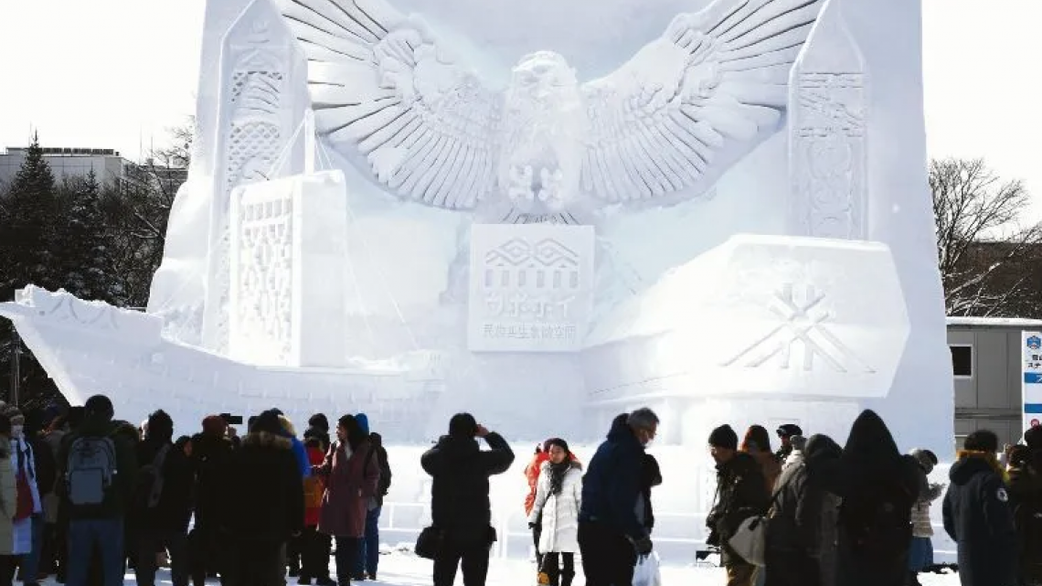 Celebran festival de la nieve en Japón, ¿Sin nieve?
