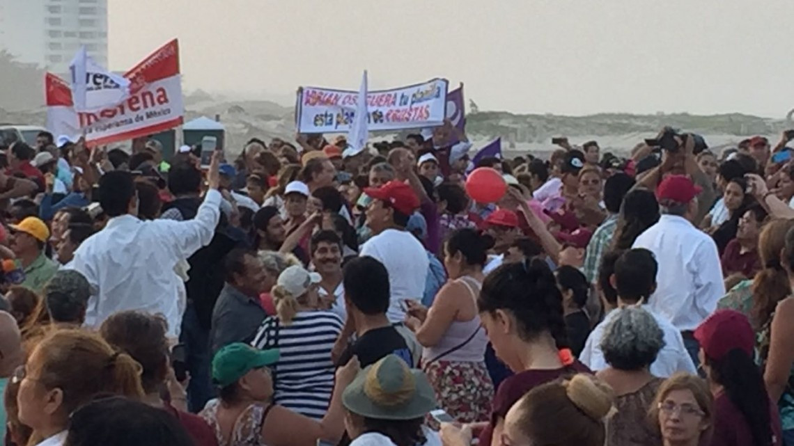 AMLO aseguró su triunfo al estar 25 puntos arriba de sus contrincantes 