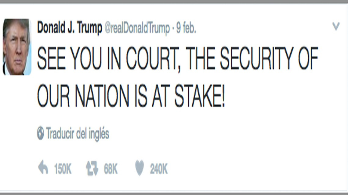 Los 10 tuits que más han gustado del Presidente Trump