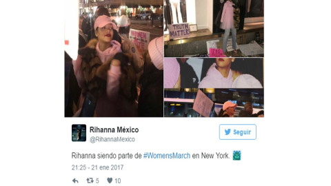 Celebridades que asistieron a la marcha de las mujeres contra Trump