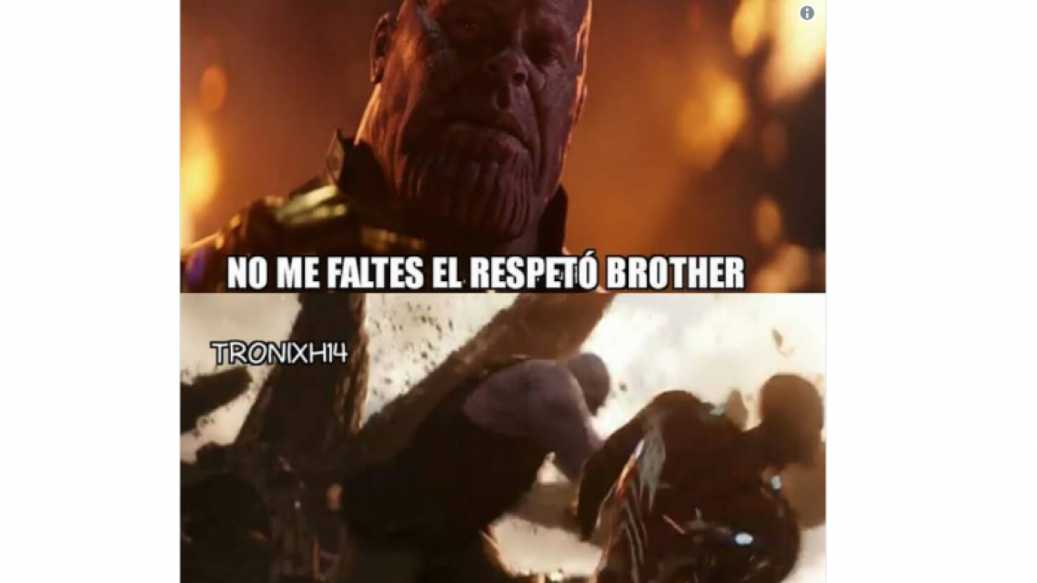 Los memes de Avengers Infinity War tunden a Justice League
