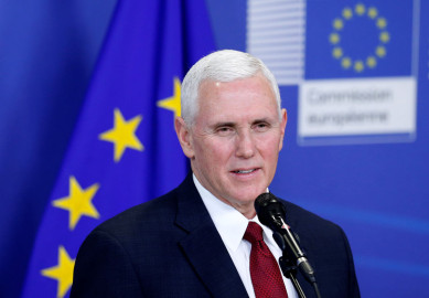 Pence expresa 'fuerte compromiso' de Trump con la UE