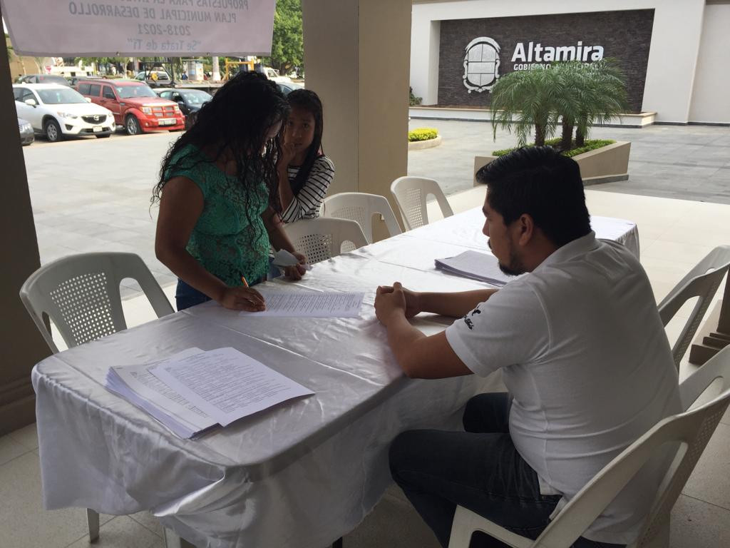 Realizan encuestas para integrar el Plan Municipal de desarrollo 2018-2021