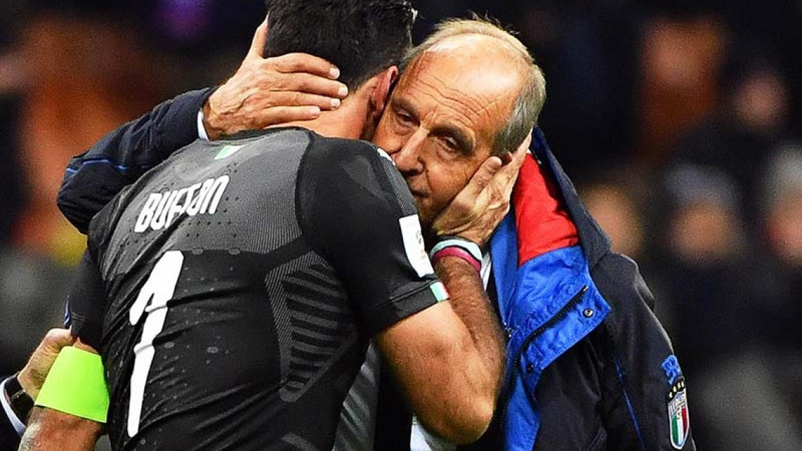 Buffon rompe en llanto ante eliminación azzurra