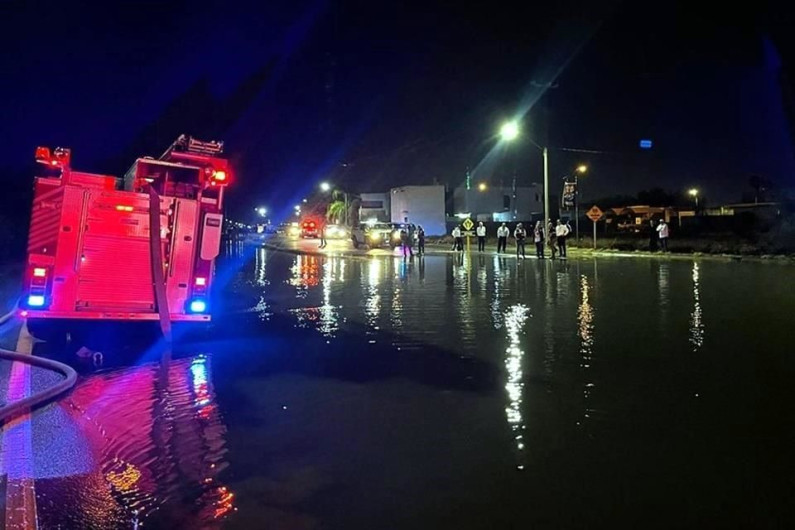 Fuerte corriente termina con la vida de un hombre en Nuevo Laredo 